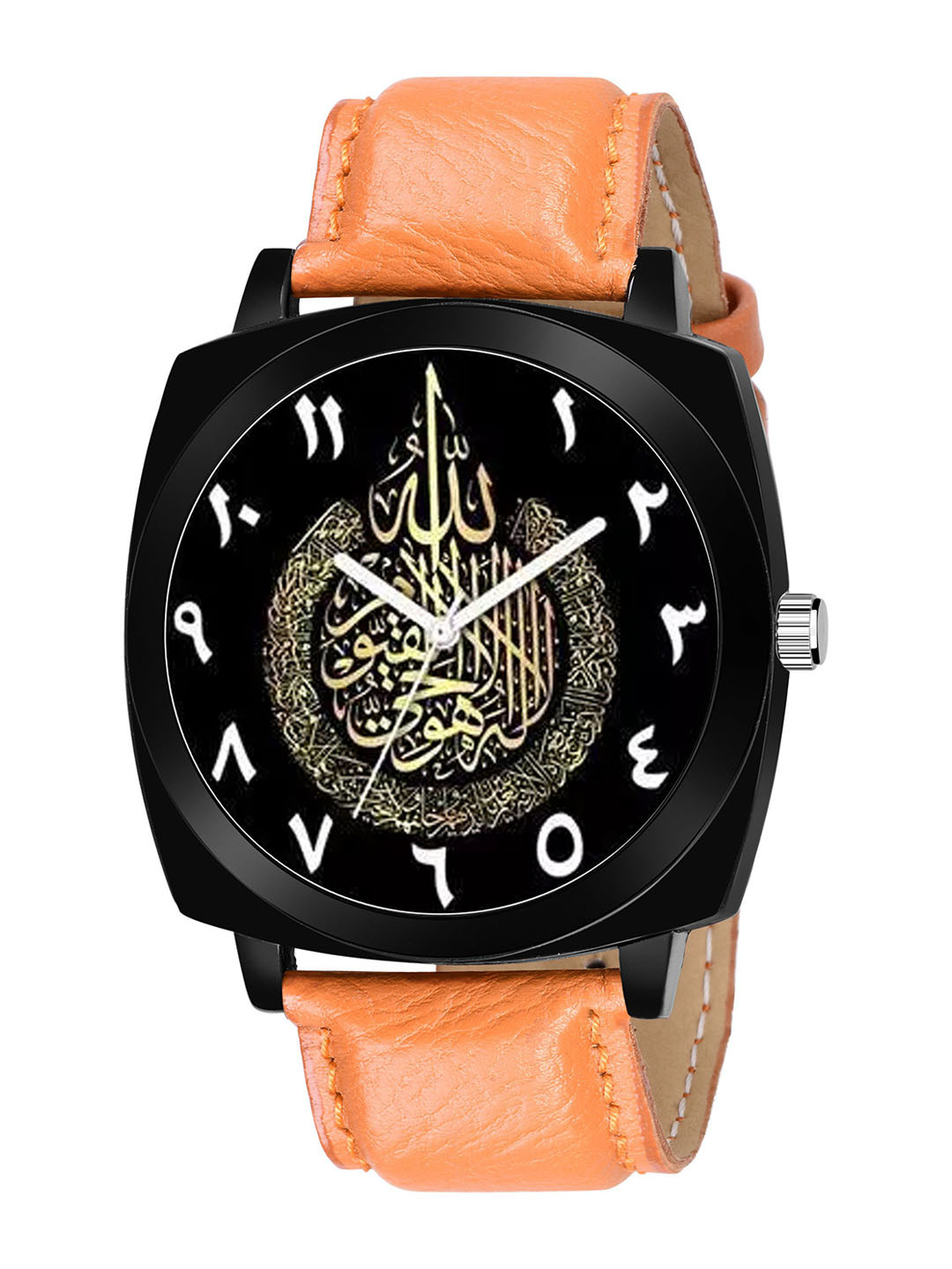 CSAMON Men Dial & Leather Bracelet Style Straps Analogue Watch Curren8 Islamic NUM08 CD_SH
