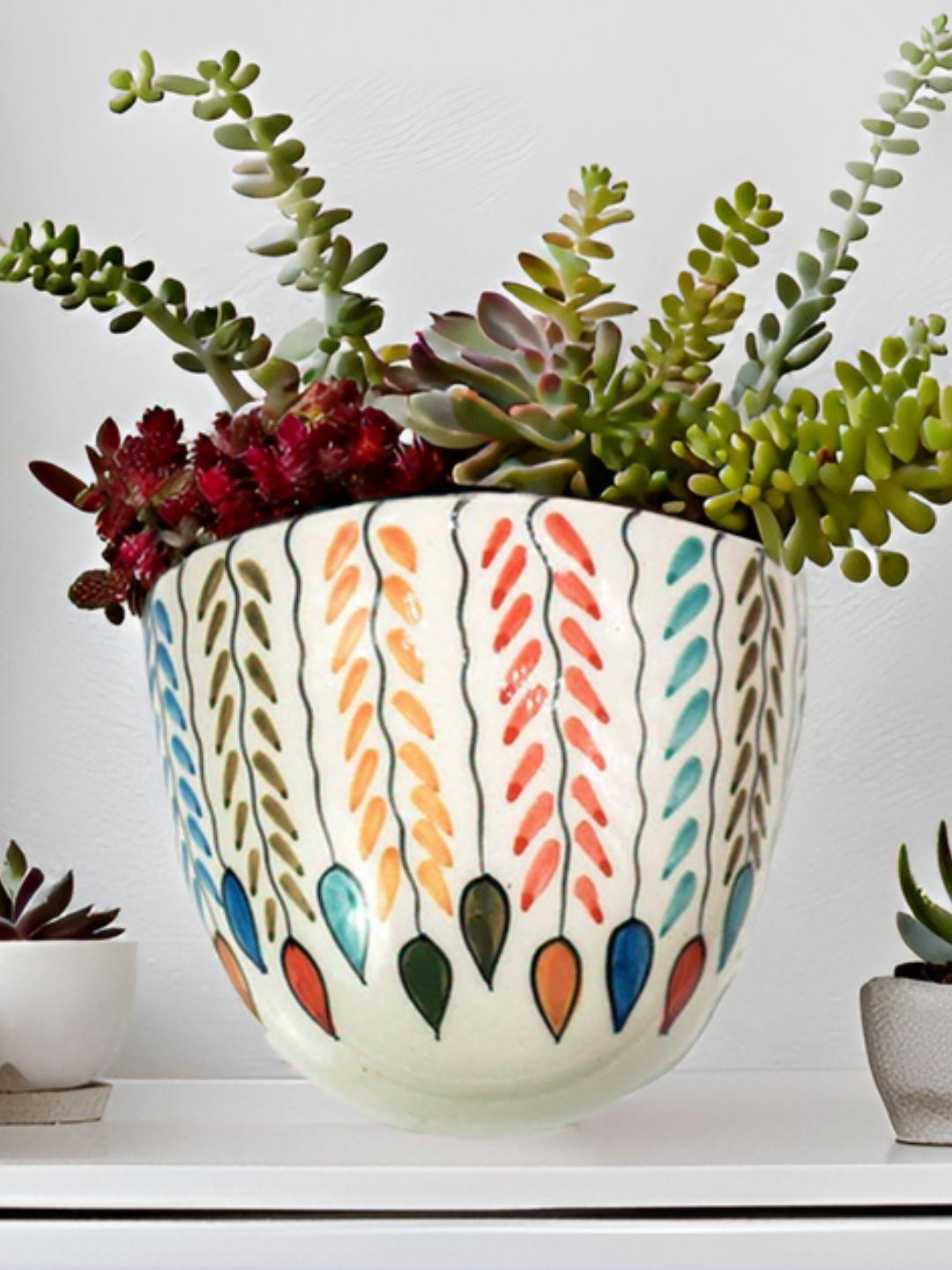 Kraftlik Handicraft Printed Ceramic Vase