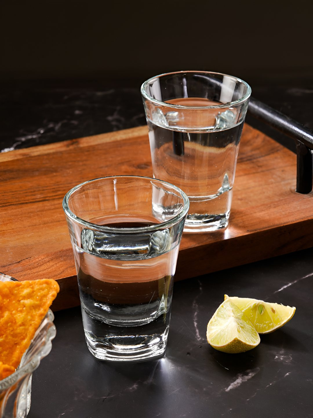 Aura Transparent 6 Pcs Dishwasher and Microwave Safe Glass Shot Bar Glass