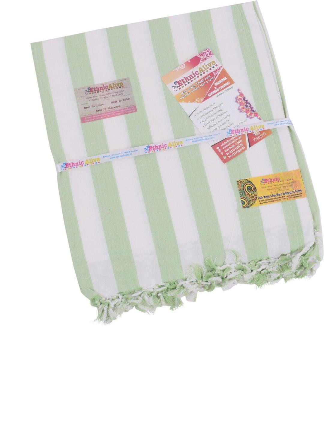VANISHREE WORLD White Cotton Single Bed Blanket