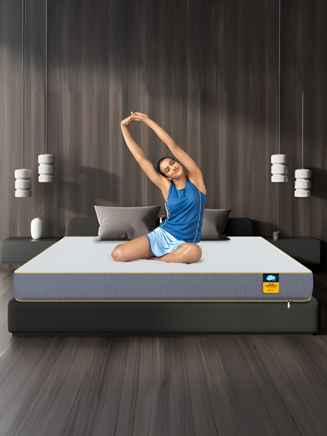 Centuary White Quilted Memory Foam Orthopedic DoubleMattress