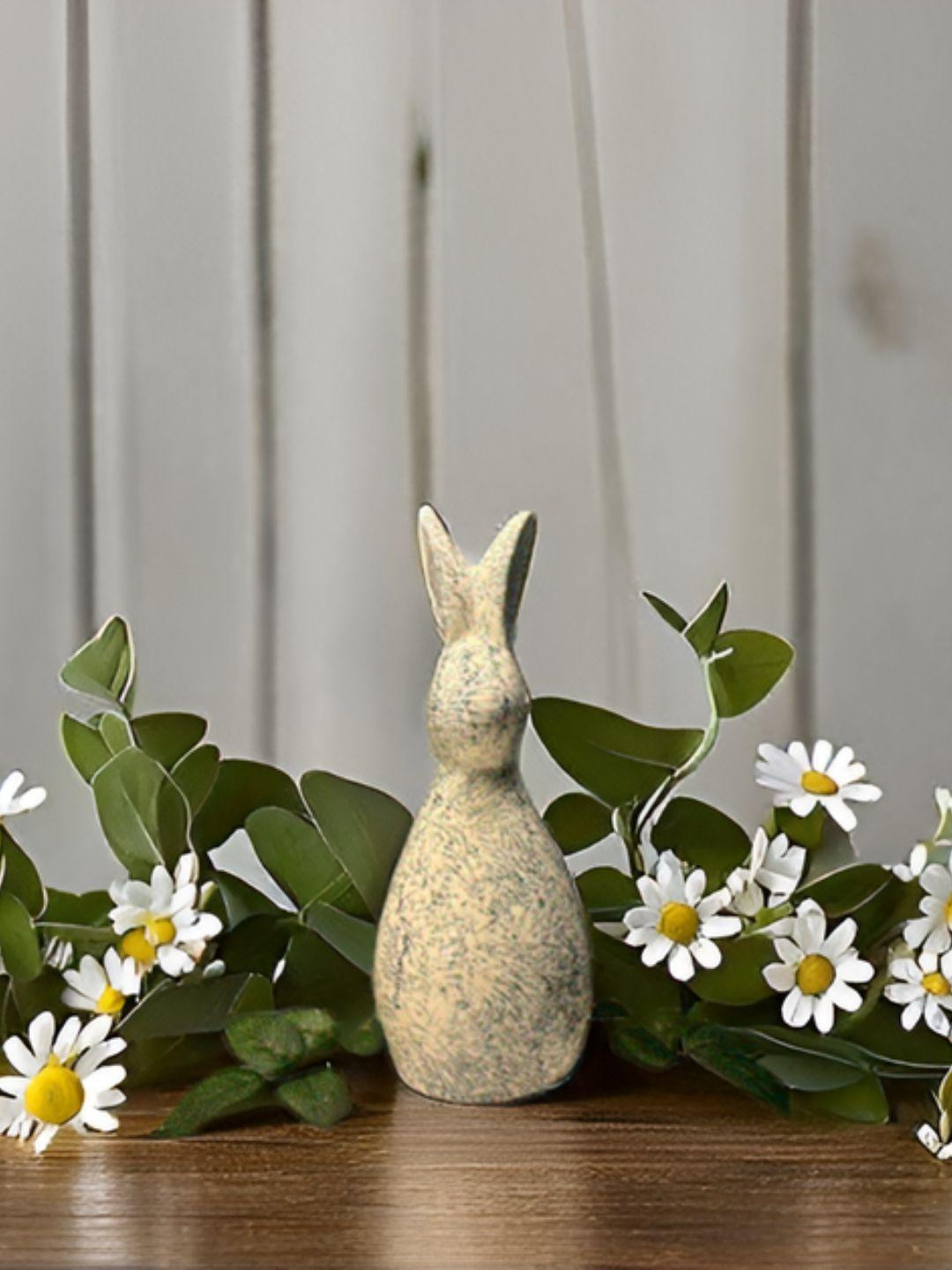 Kraftlik Handicraft Green Ceramic Matte Living Room Small Showpiece -