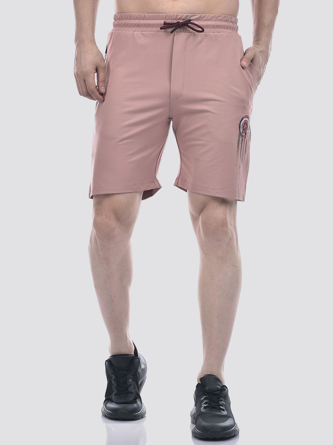 CAMLA Men Captain America Printed Cotton Shorts