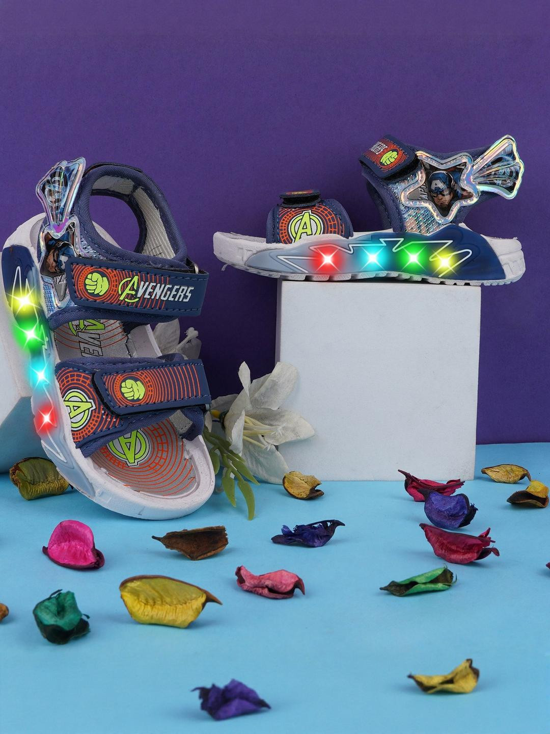 LMG Lifestyle Kids Led Light Avenger Kids Sandals