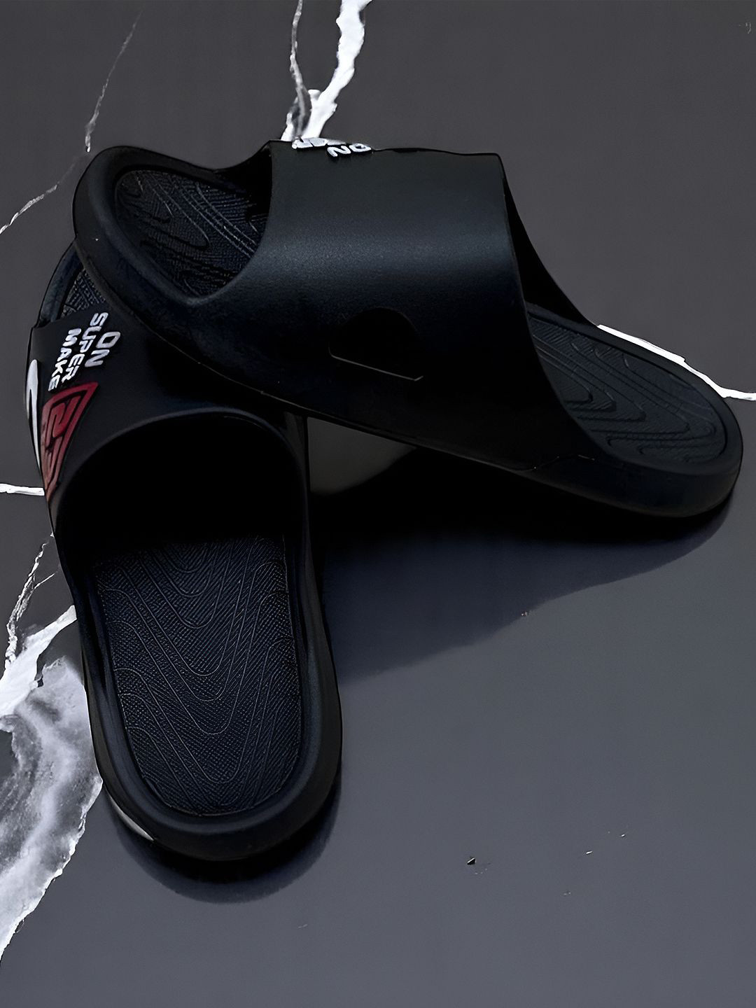 POLLOLOCO Unisex EVA Printed Casual Sliders Flip Flops