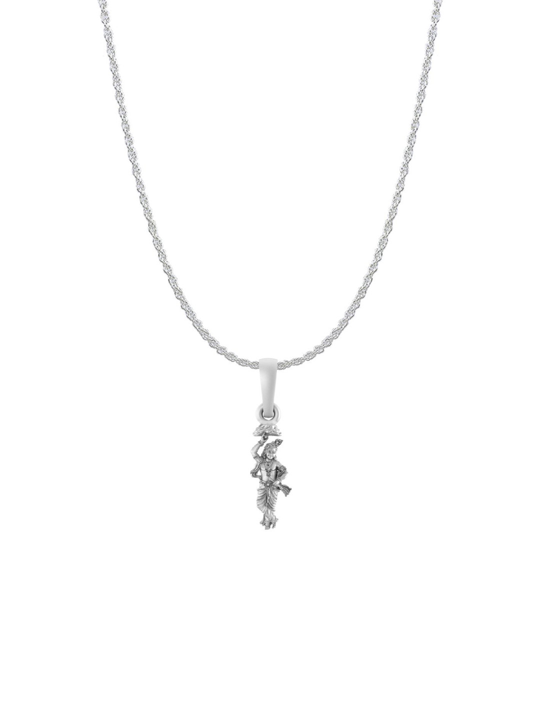 AKSHAT SAPPHIRE Silver Pendants with Chains