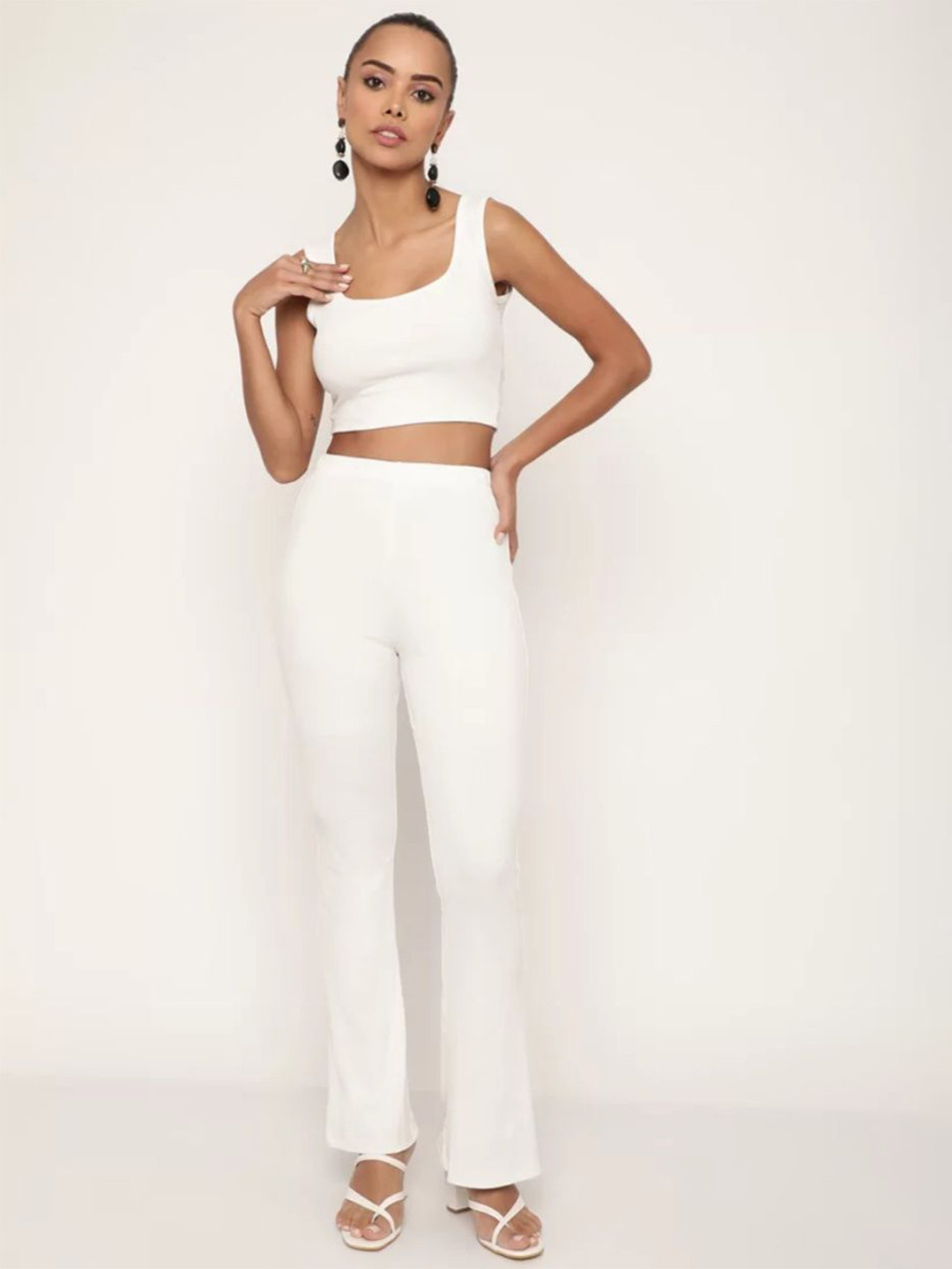 KAMO WEAR Ribbed Tank Crop Top