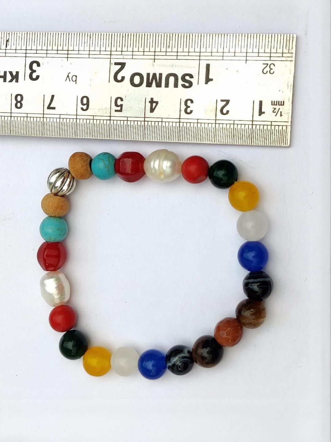 Apnisanskriti Unisex Apnisanskriti Unisex Multi Colour Stones Bracelet