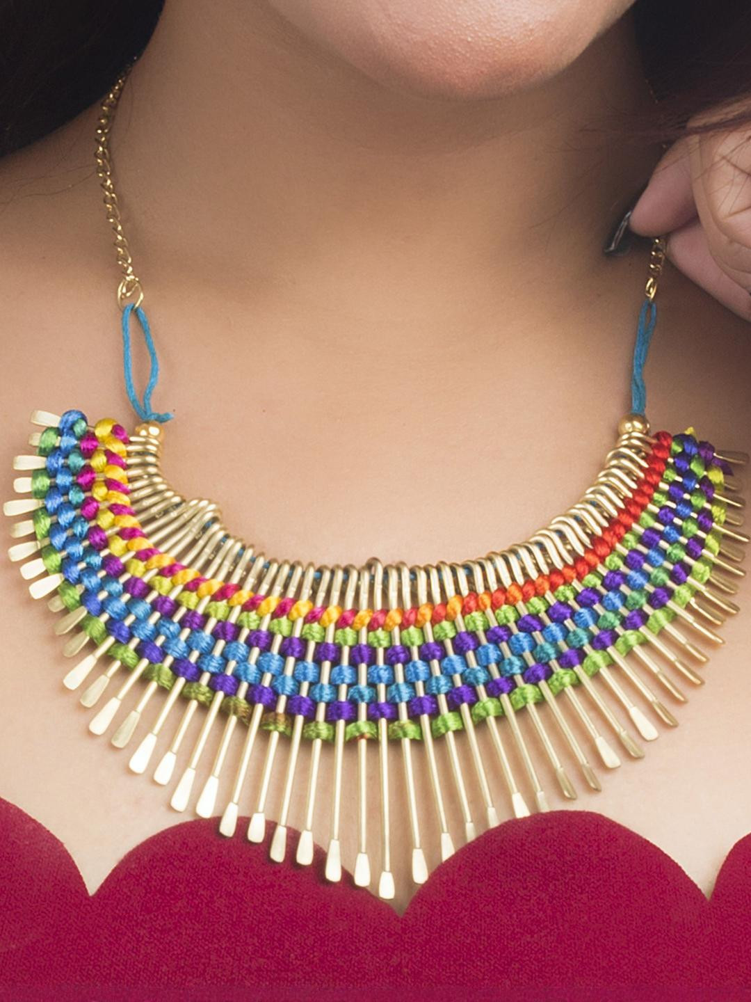 Creative Frogs Brass-Plated Necklace