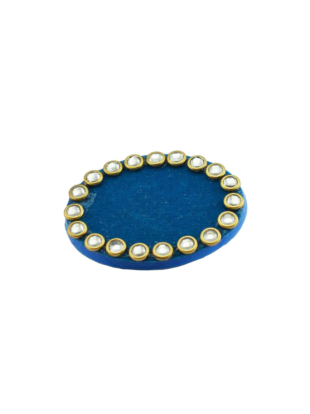 Vidhya Kangan Multicoloured Brass Brooch