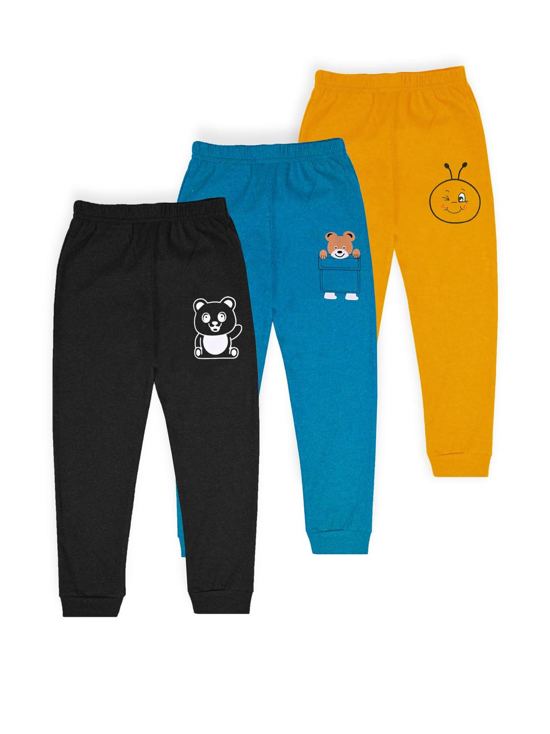 J&JP Boys Pack of 3 Cotton Joggers