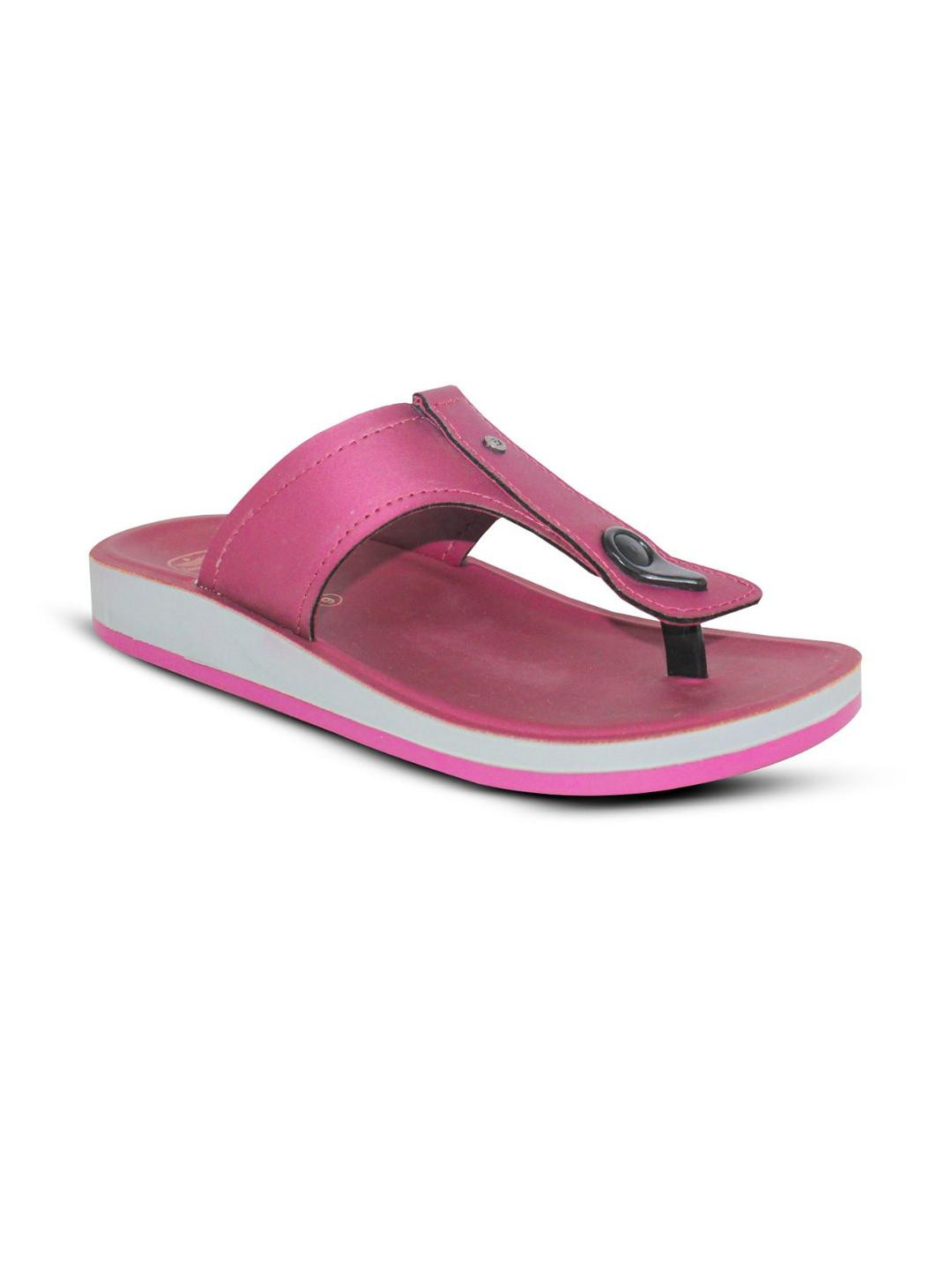 WALKLINE Women Red Synthetic Sandals