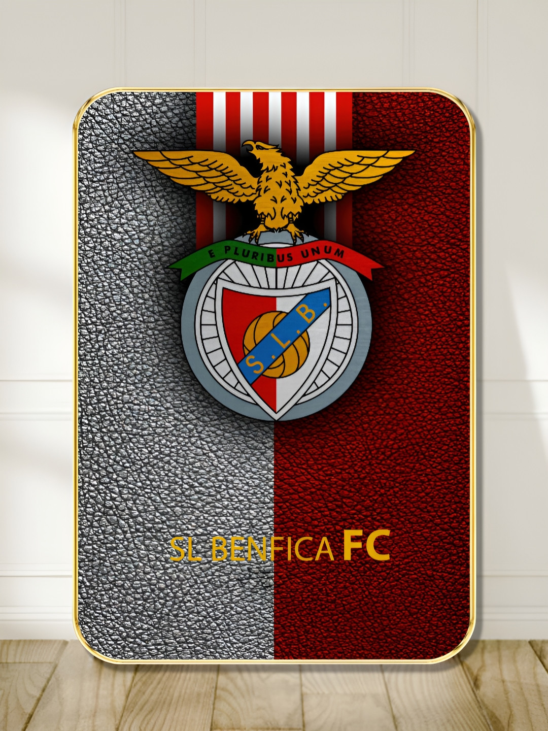 SAF Black & Maroon SL Benfica FC Printed Wall Art