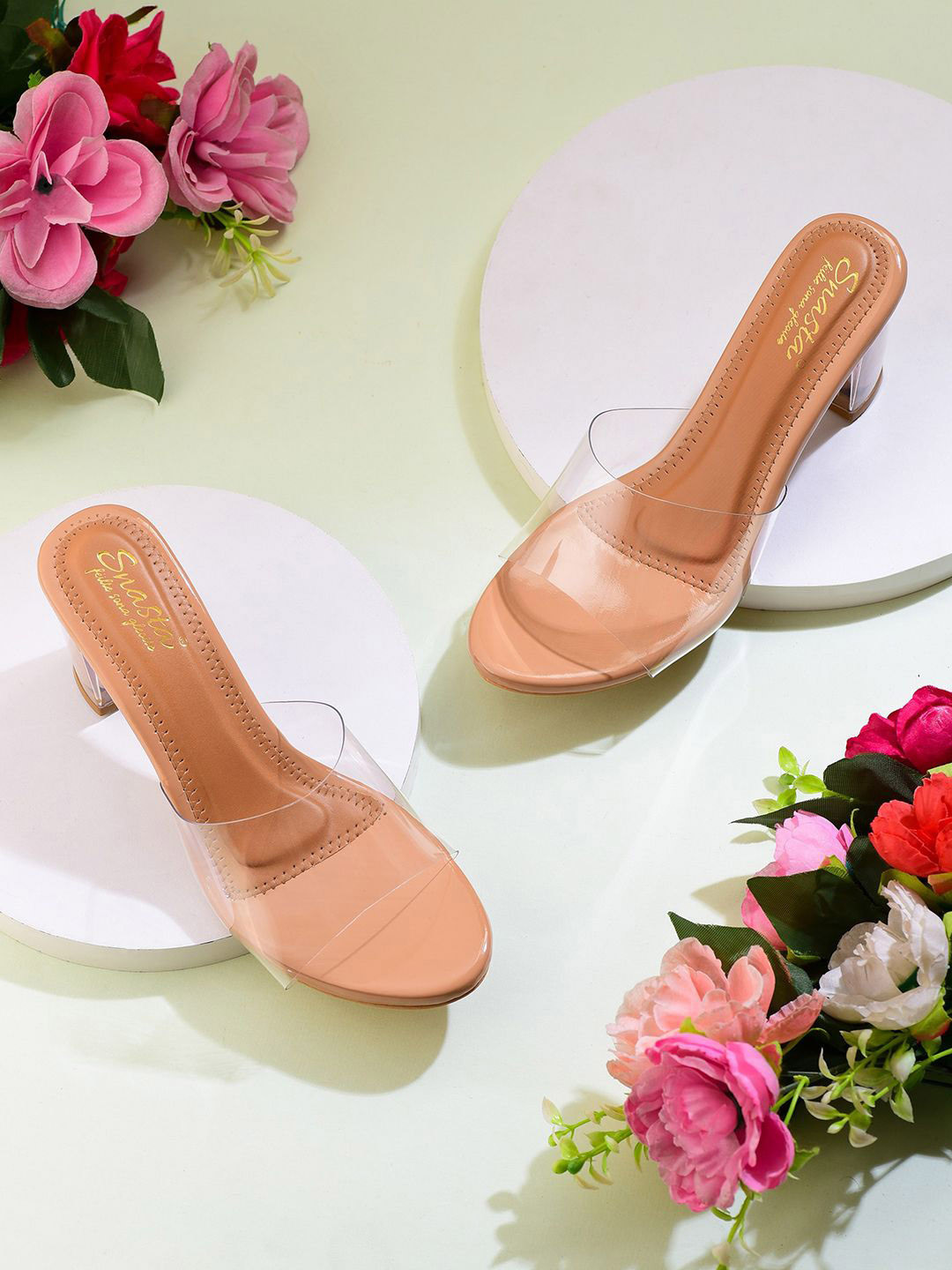 Snasta Women Open Toe Heels