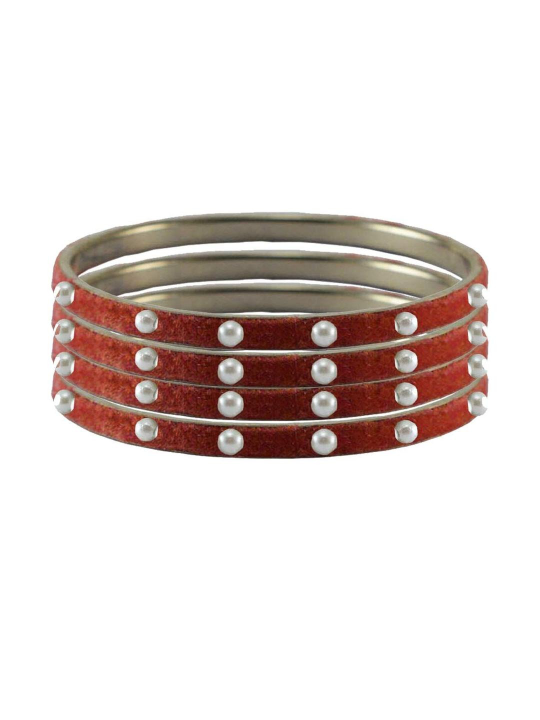 Vidhya Kangan Pich Moti Stud Brass Bangle