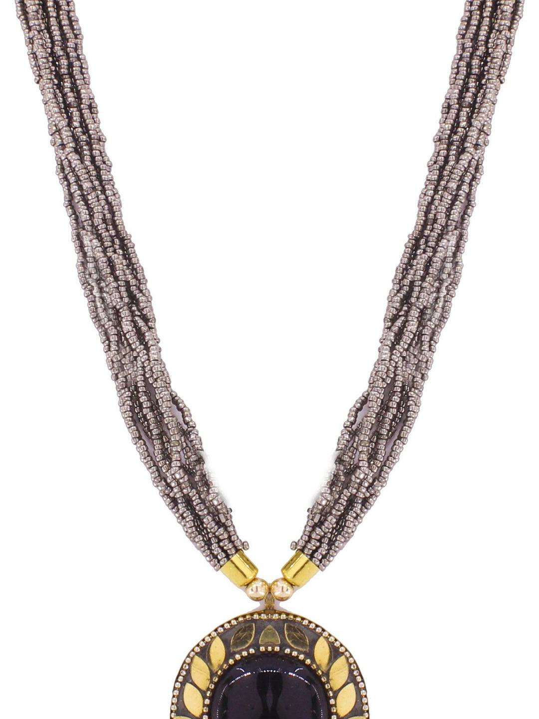 Guarantee Ornament House Grey Brass Gold-Plated Chain