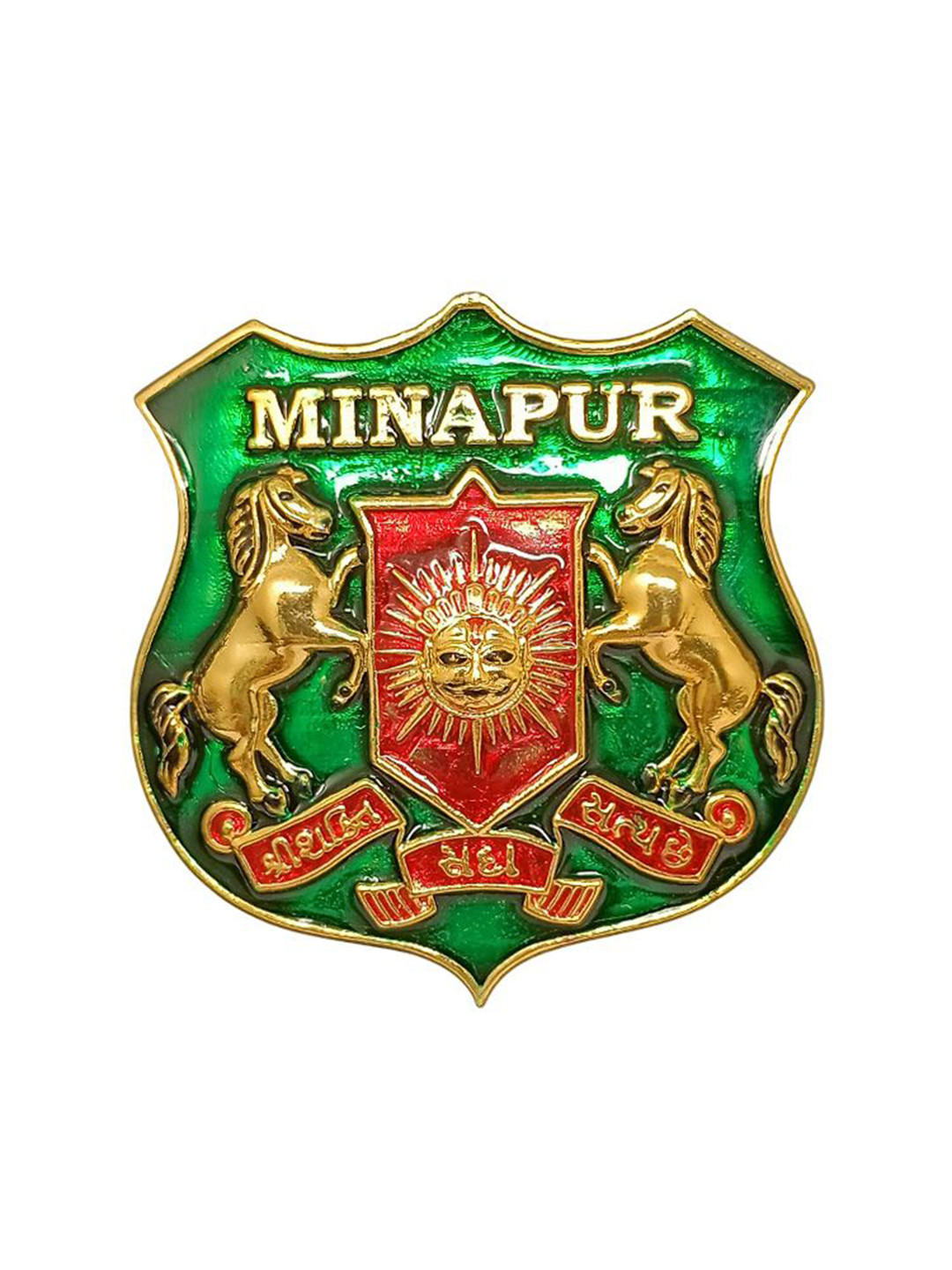 AAMIYA CREATIONS Gold-Plated Brooch