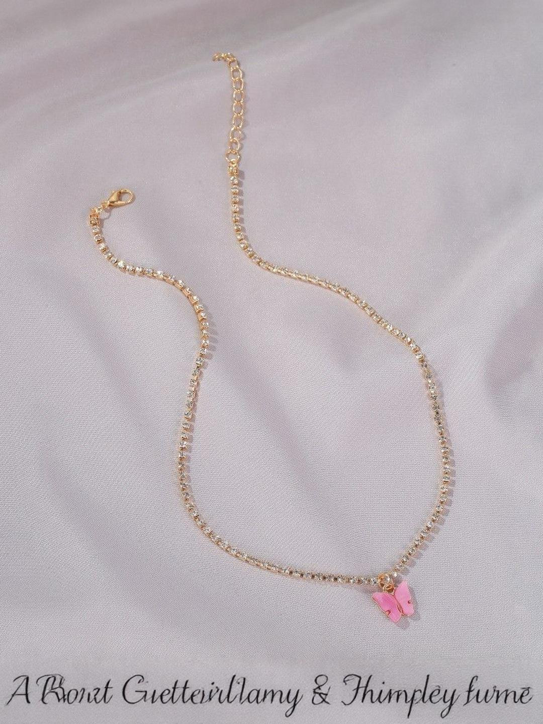 Arzonai Purple Metal Chain