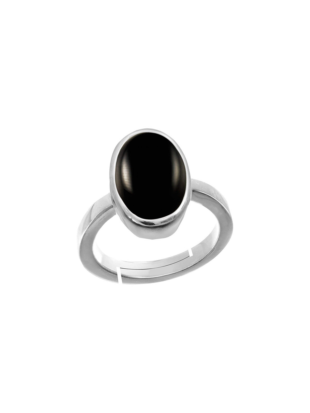 RRVGEM 8.00 KT to 9.00 KT Aqeeq Haqiq Sulemani Hakik Panchdhatu Silver Plated Ring