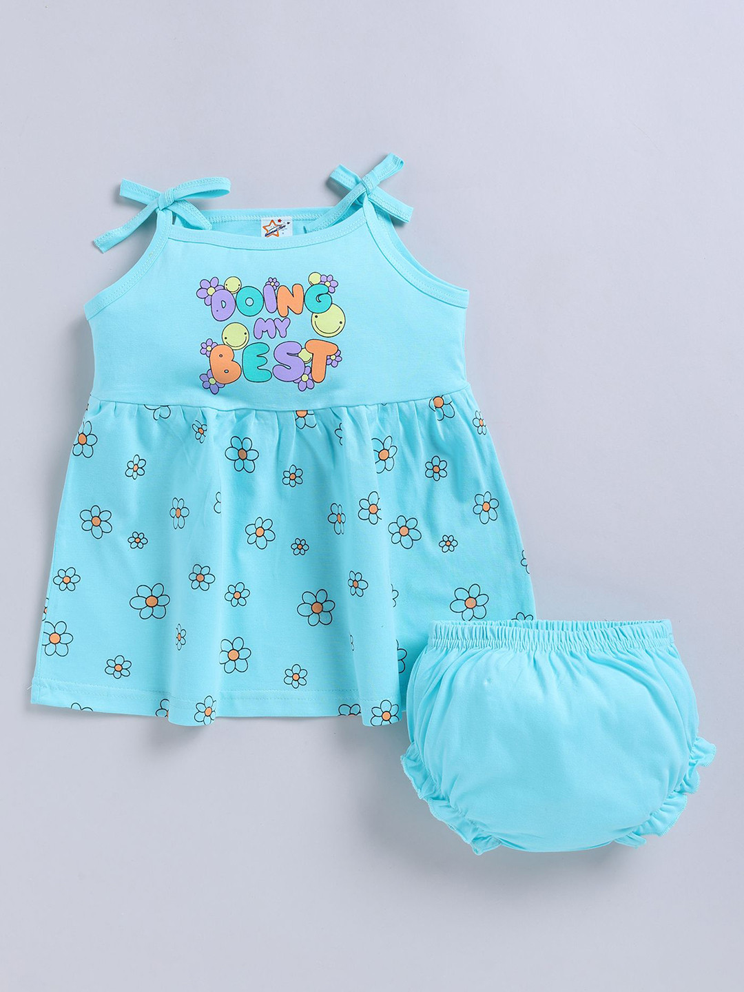 Universal Stars Girls Printed Top with Shorts