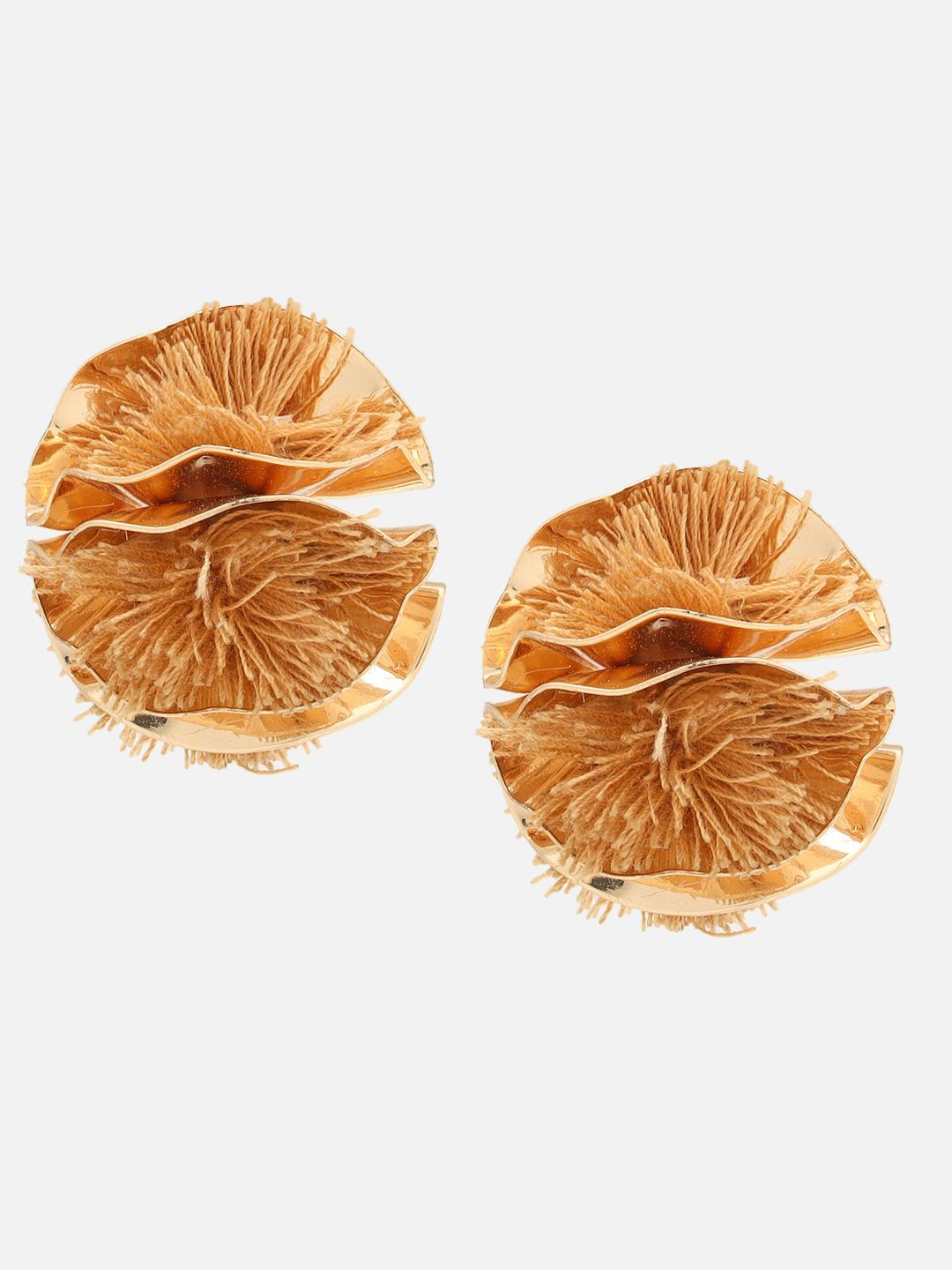 Beatnik Gold Contemporary Studs