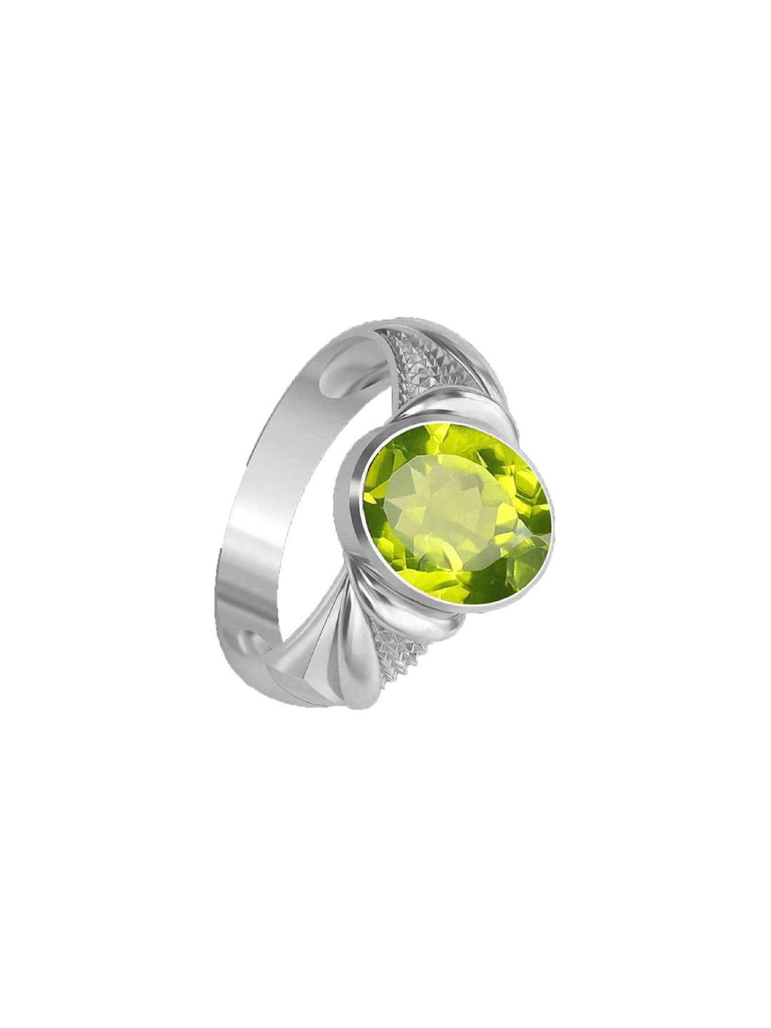 Sidharth Gems 10.25 Ratti 9.45 KT Peridot Mani Stone Ring