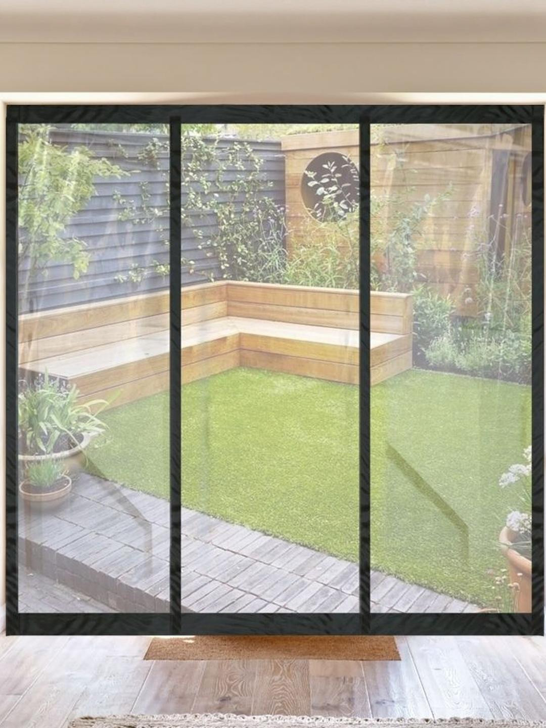 Stylista Transparent Insulated Magnetic Door Curtain - 58 x 86 inch - PVC thickness 0.3mm