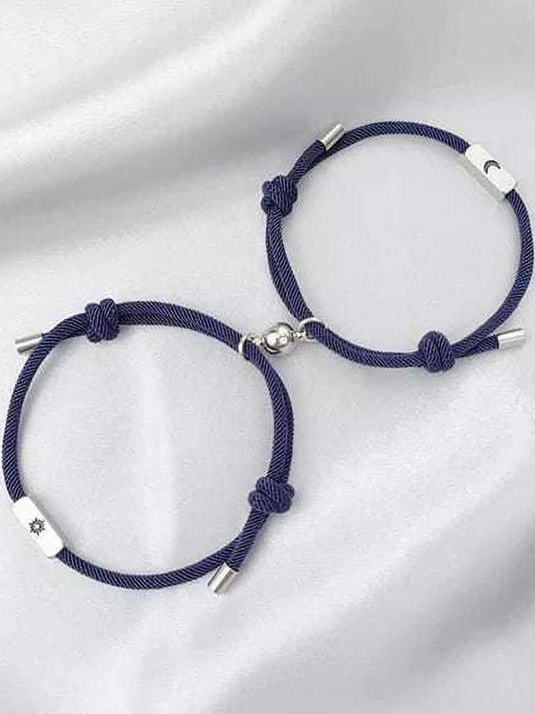 HOUSEOFTRENDZZ Unisex German Silver Charm Bracelet