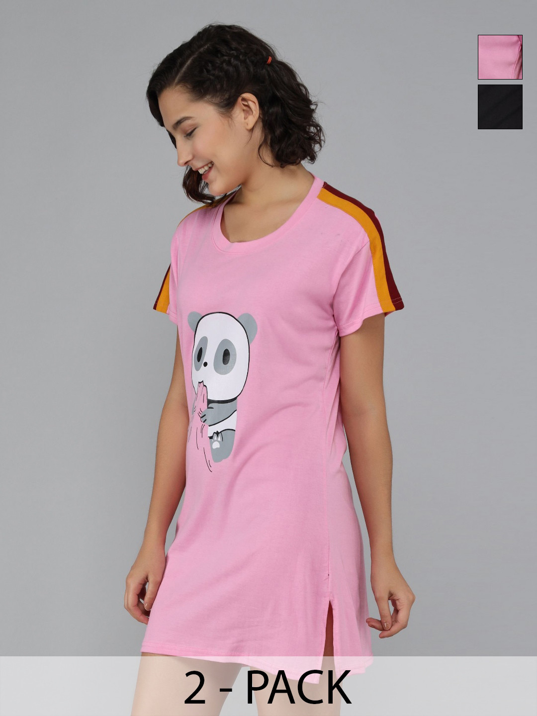 Christy World Women Humour and Comic Extended Sleeves T-shirt