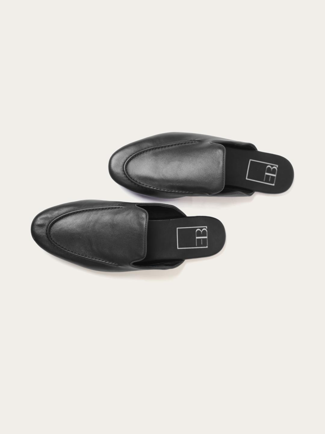 Eletto Brun Men Leather Mules