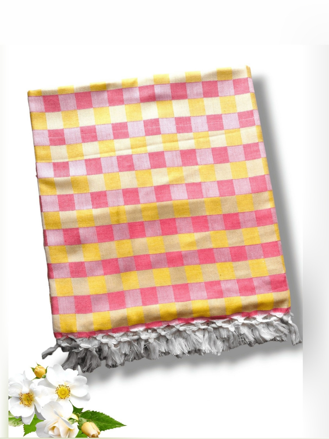 VANISHREE WORLD Multicolour Checked AC Room 210 GSM Single Bed Quilt