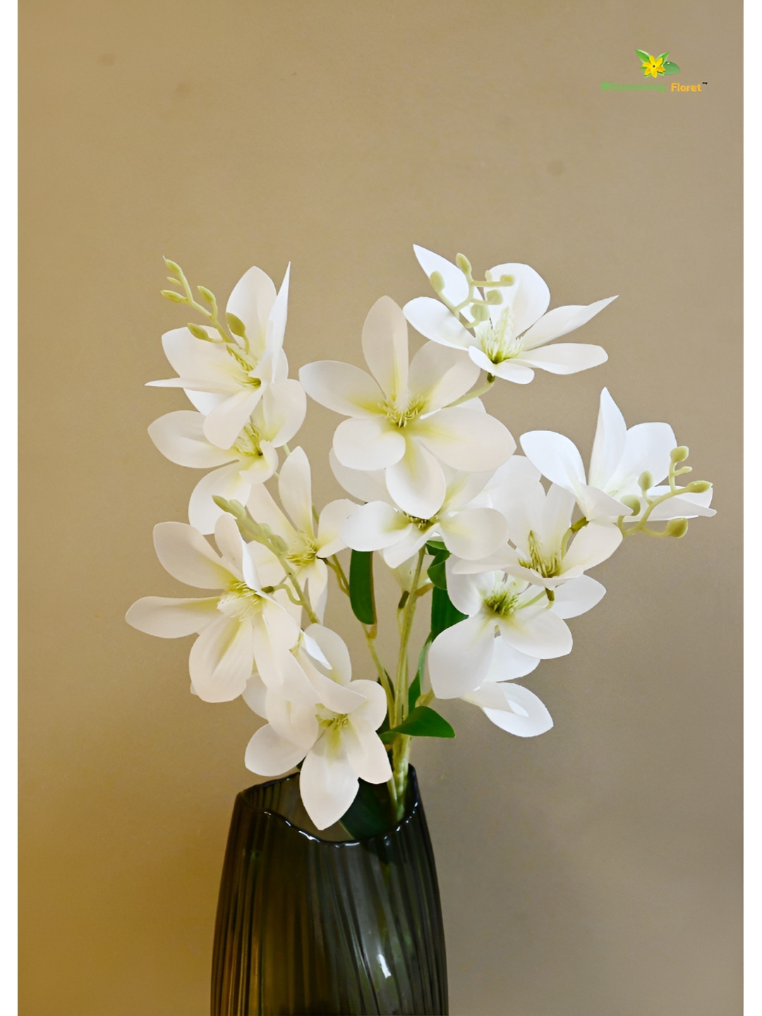 Blooming Floret Cream Magnolia Artificial Flower