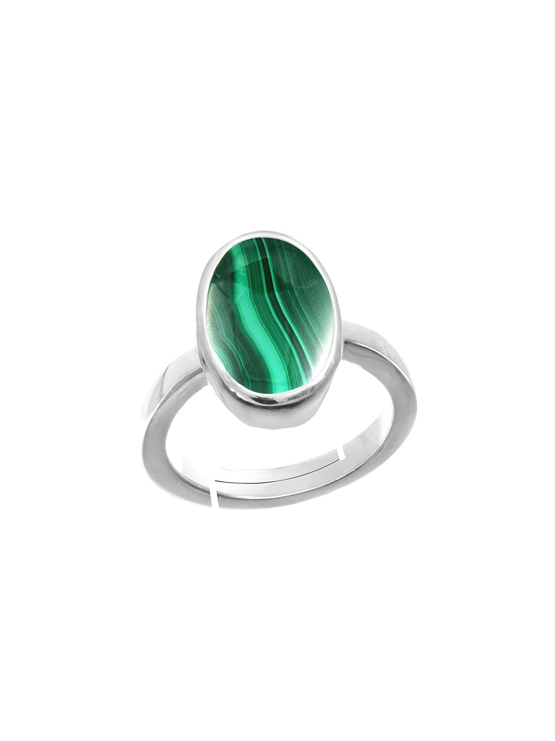 RRVGEM Malachite 7.00 Rat Ring