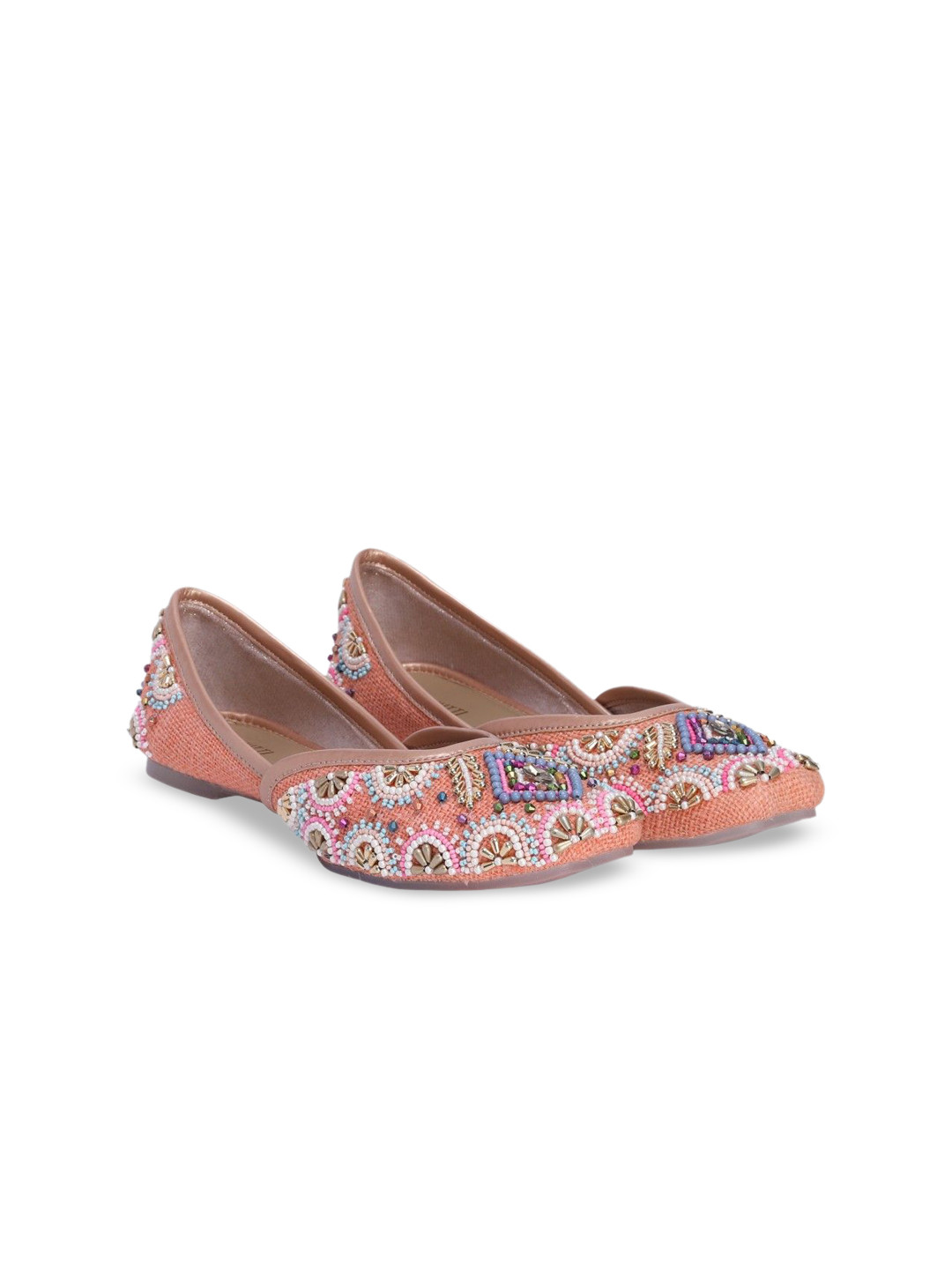 Mojutti Women TPR Ethnic Embellished Mojaris