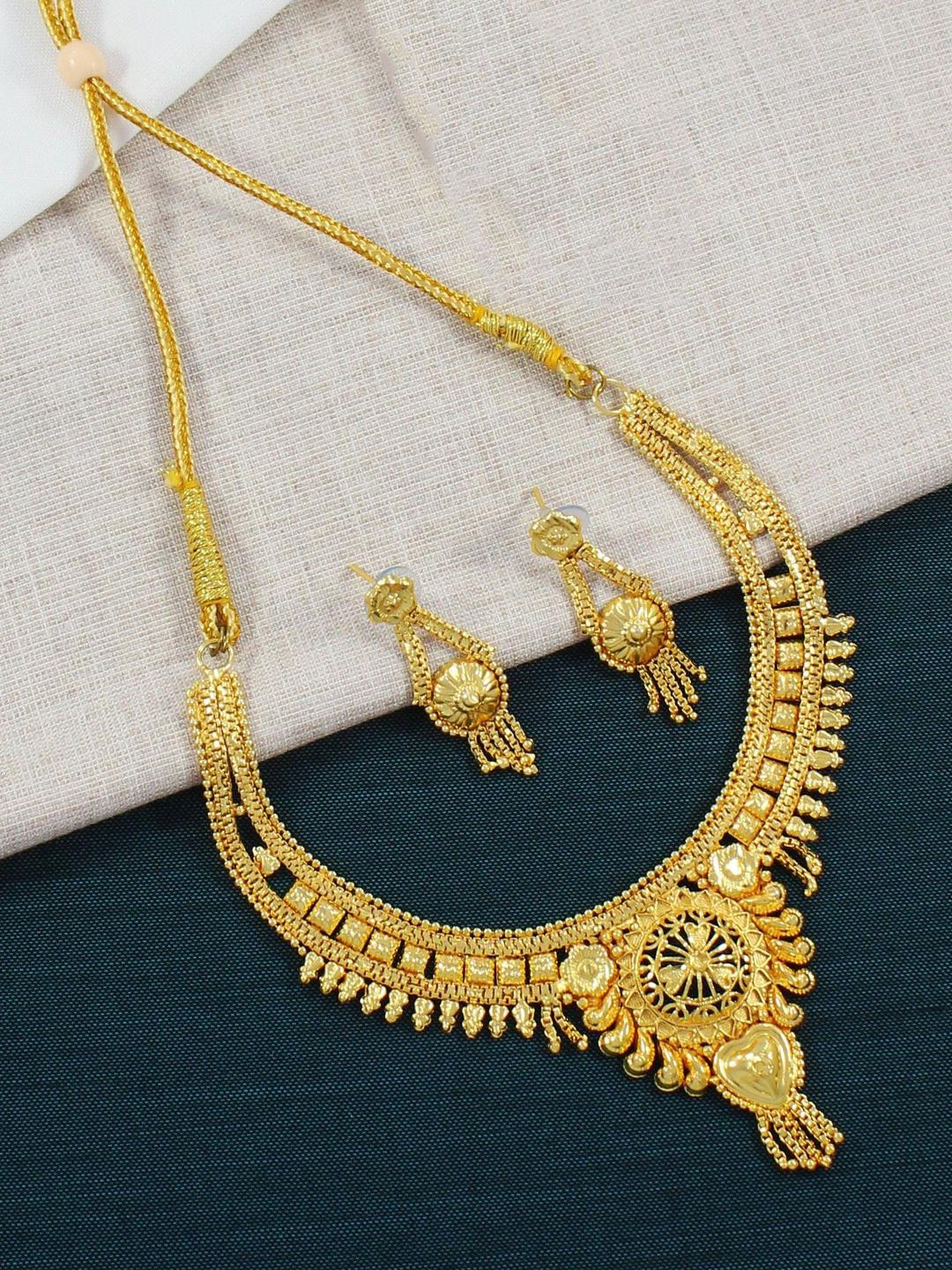 Guarantee Ornament House Brass Gold-Plated Jewellery Set