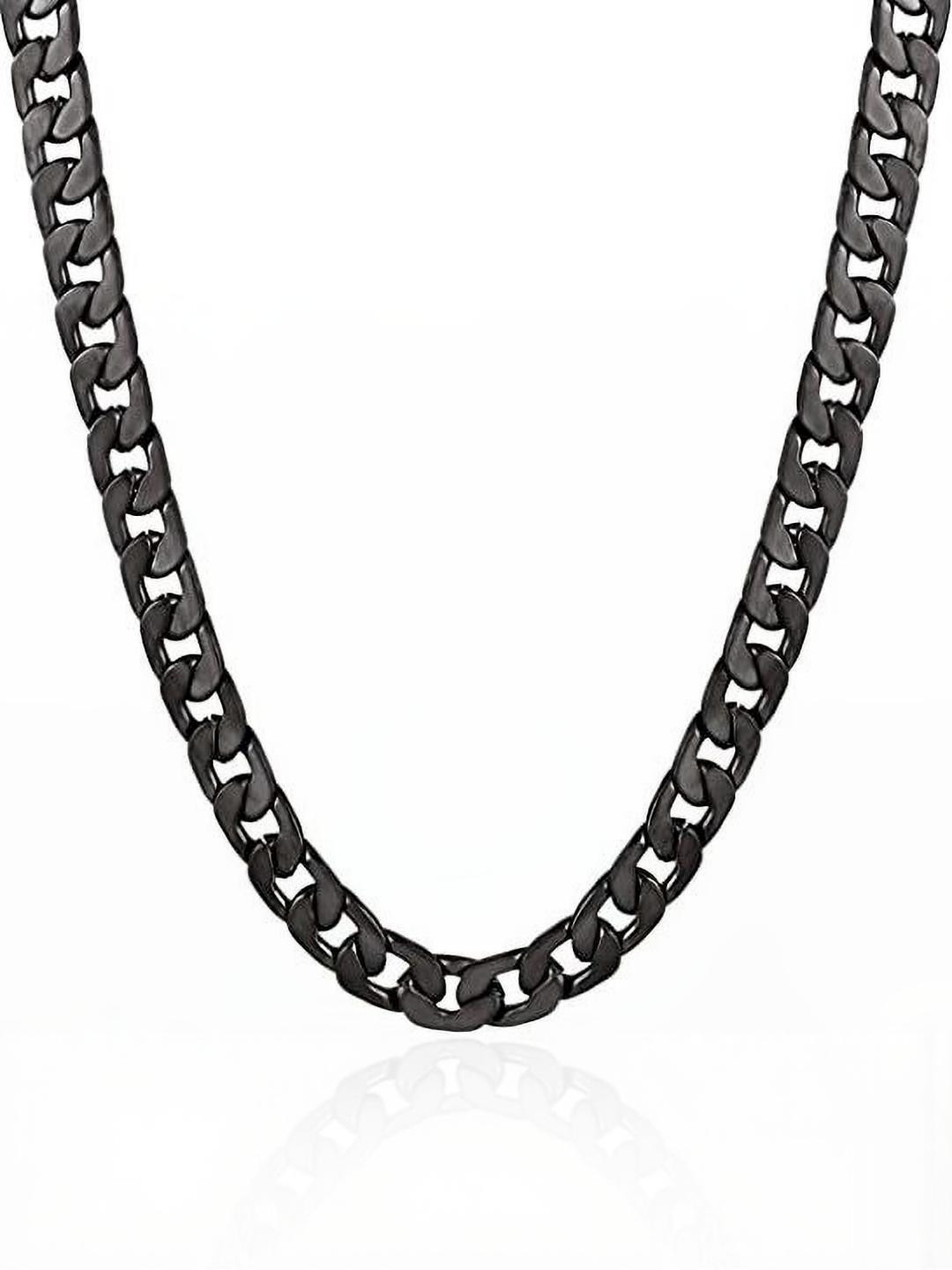 ATRAER Black Stainless Steel Chain