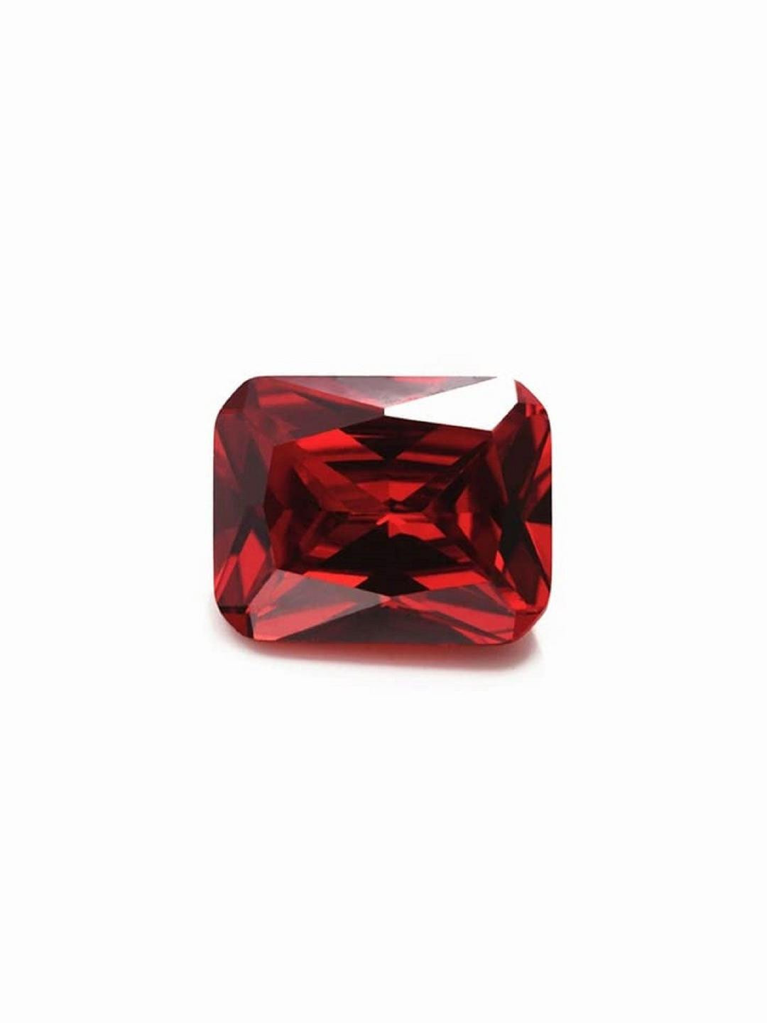 Sidharth Gems 7.25 Ratti Ruby Manik Gemstone Studded Finger Ring