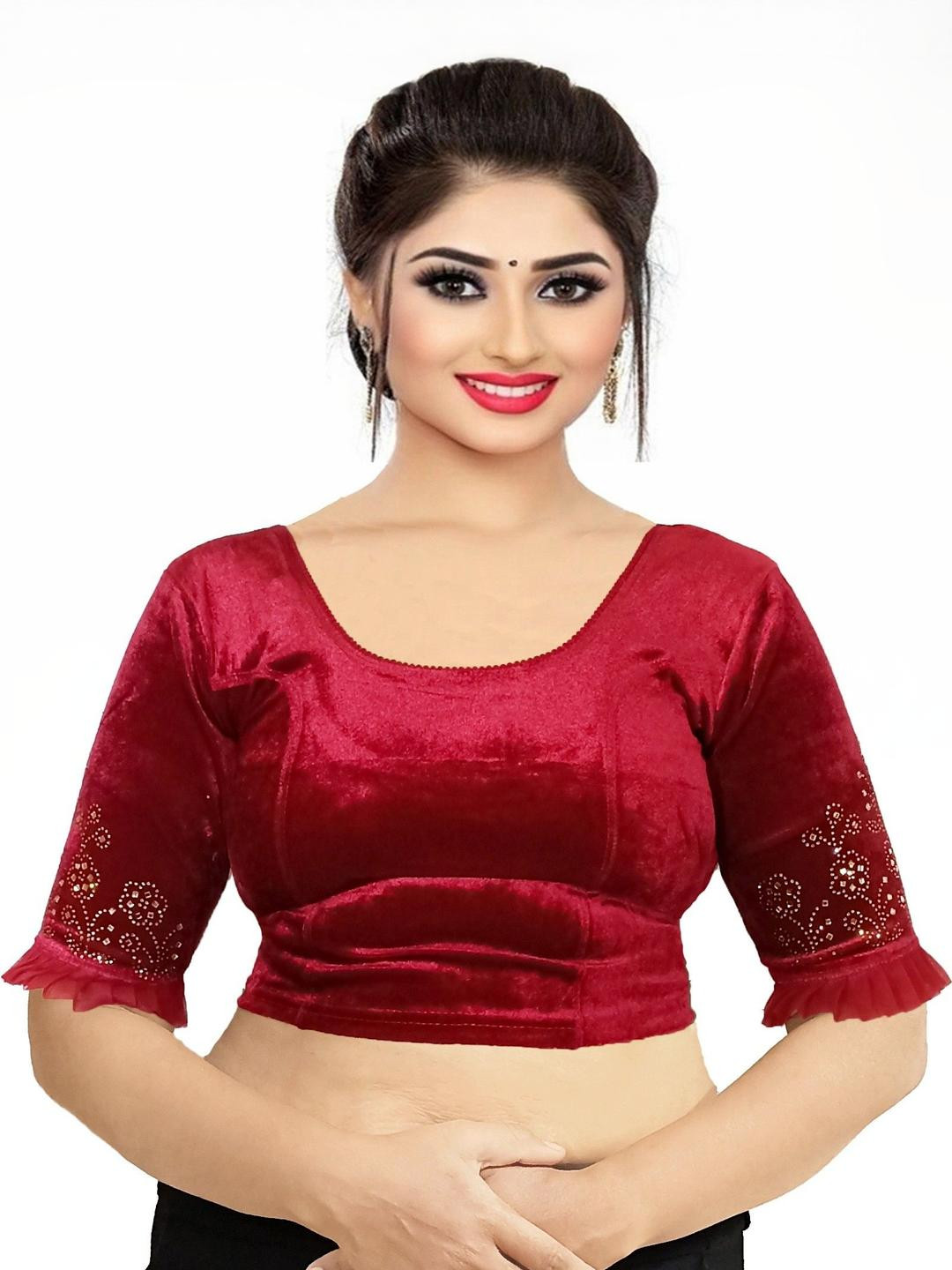 PU FASHION Women Ready to Wear Saree Blouse