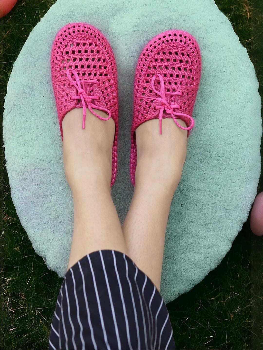 aadi Women Red Sliders