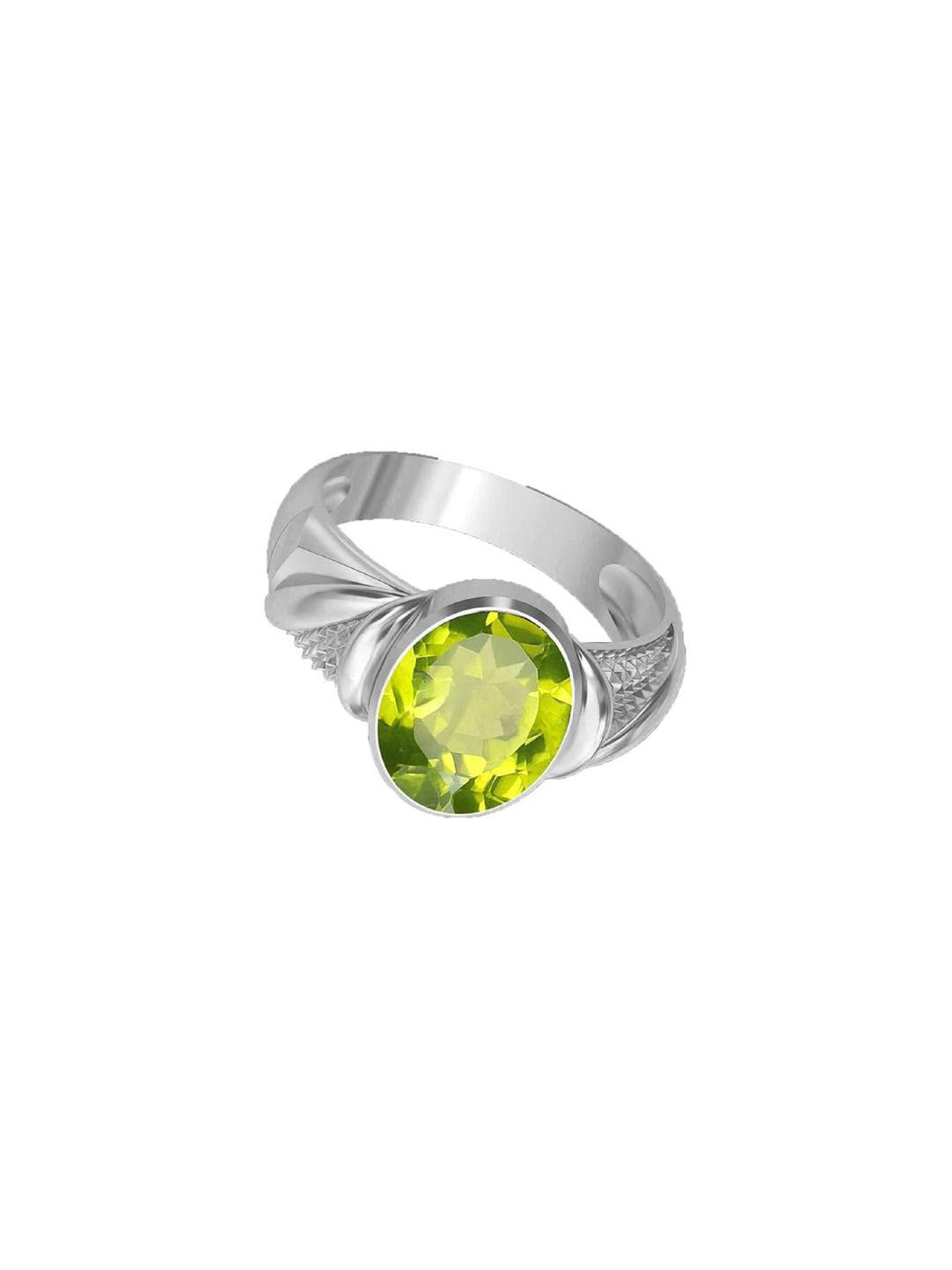 Sidharth Gems 9.25 Ratti 8.55 KT Peridot Ring