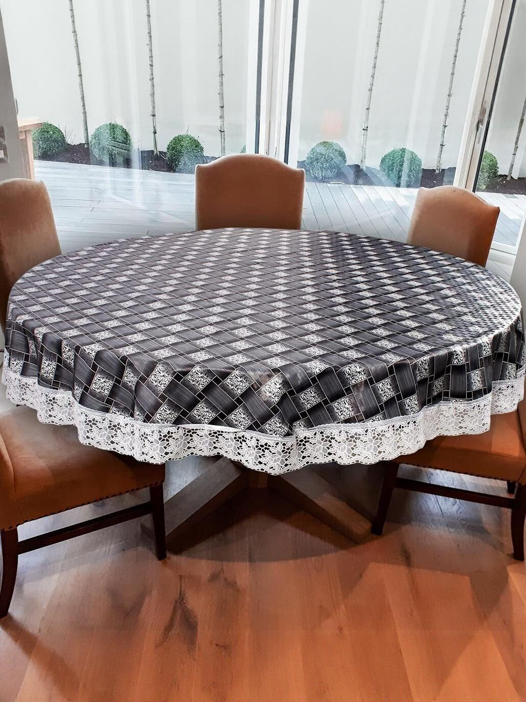 Wings Star Grey Plastic Table Covers