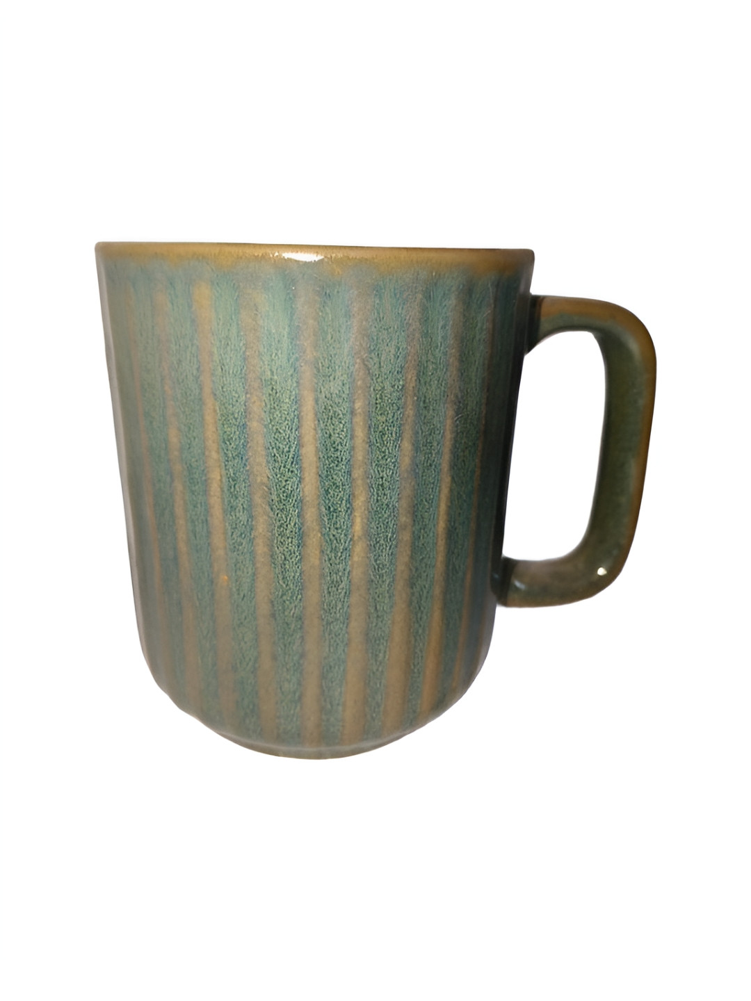 Rare Planet Green & Yellow Printed Ceramic Mug 300ml