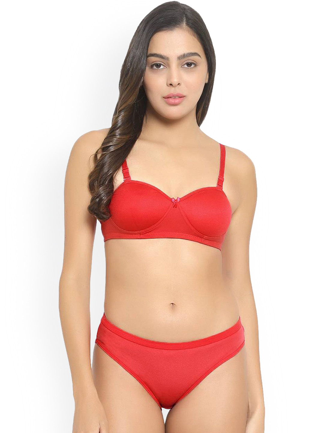 PIBU Cotton Lingerie Set H_Demi-Set_R