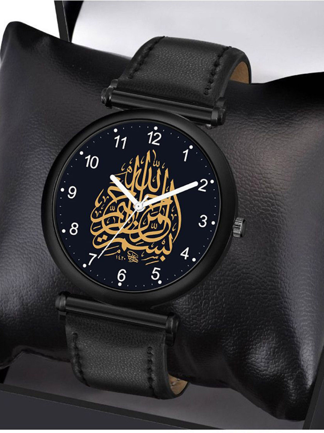 Gopal Shopcart Unisex Straps Analogue Watch C34BLK-Islamic-NUM02-Chikani-L_SH