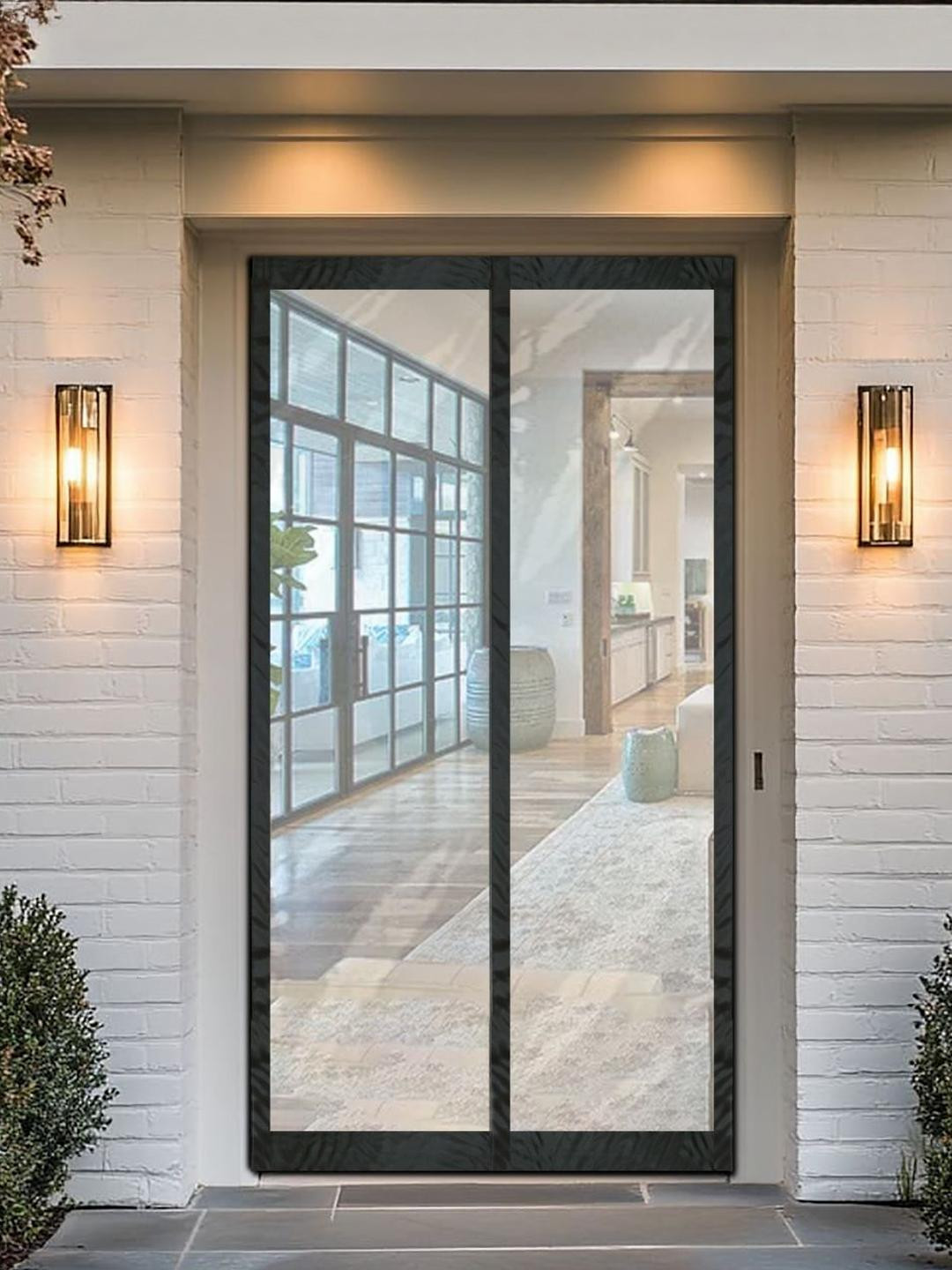 Stylista Transparent Insulated Magnetic Door Curtain - 44 x 94 inch - PVC thickness 0.3mm