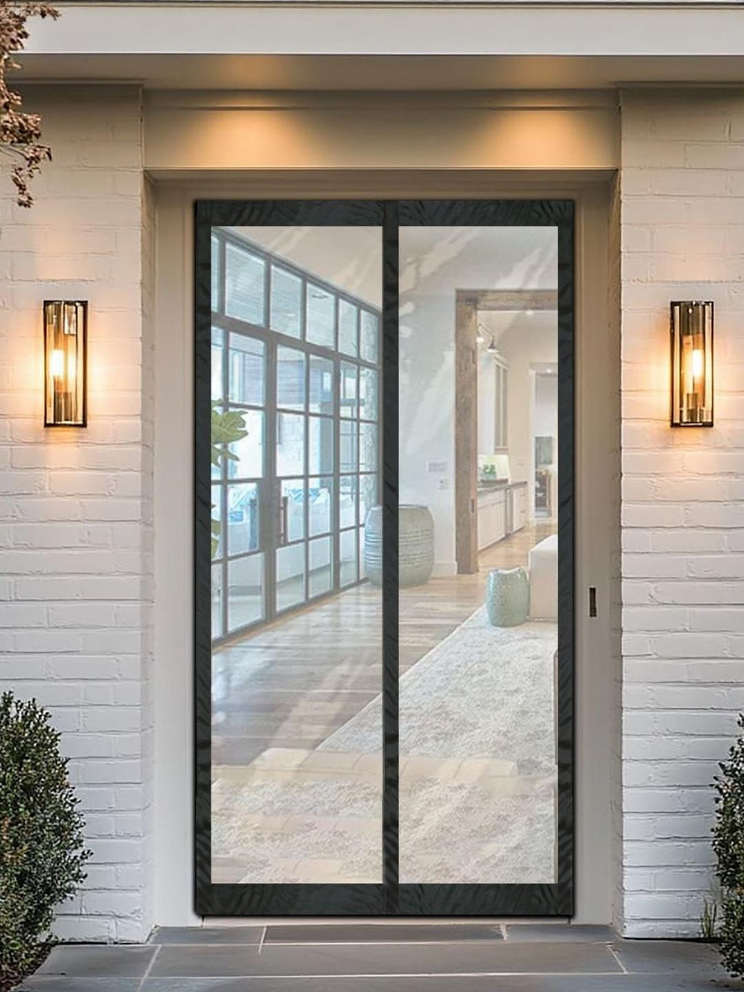 Stylista Transparent Insulated Magnetic Door Curtain - 36 x 76 inch - PVC thickness 0.2mm