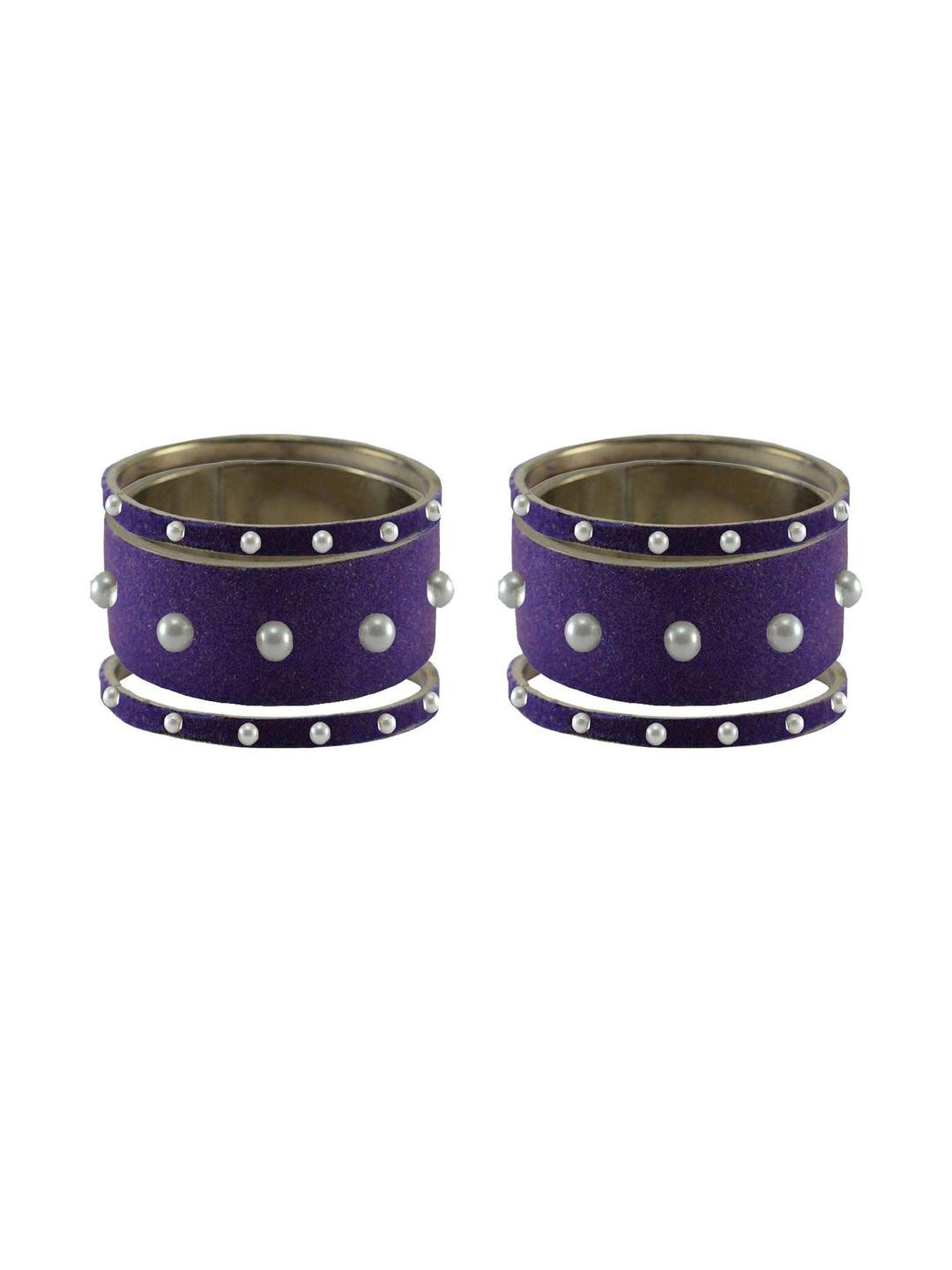 Vidhya Kangan Jamani Moti Stud Brass Bangle