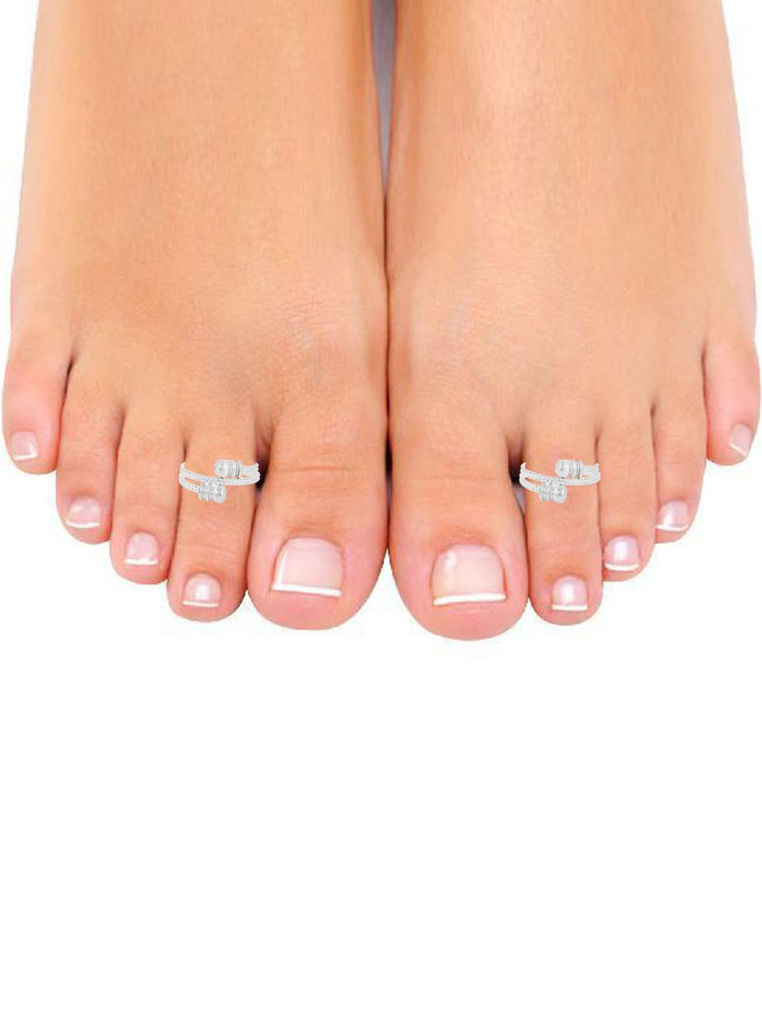 MEMOIR Silverplated Simple Sober Bichiya Fashion Toerings Women