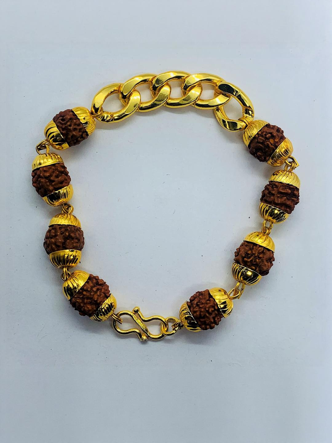 Apnisanskriti Unisex Rudraksha Designer Bracelet