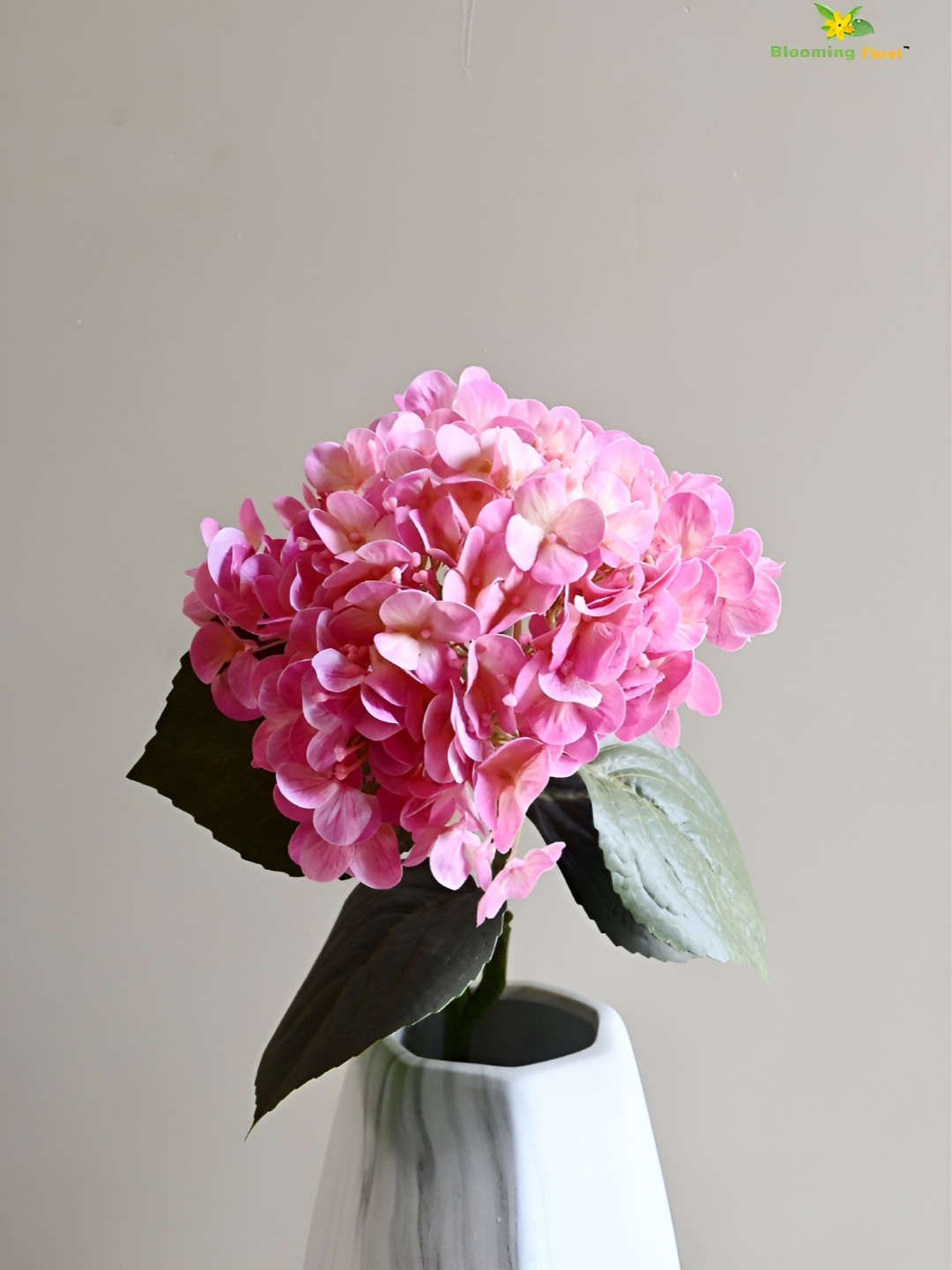 Blooming Floret Pink 1 Pieces Hydrangea Artificial Flower
